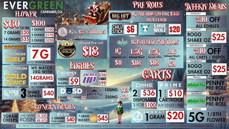 Evergreen Cannabis Company Best Deals in The City!