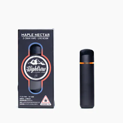 Maple Nectar | Live Rosin | 0.5g Disposable Vape