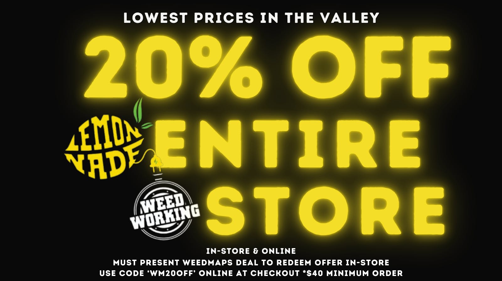 Lemonnade Van Nuys 20% OFF ENTIRE STORE!