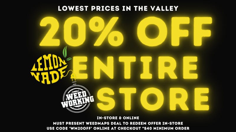 Lemonnade Van Nuys 20% OFF ENTIRE STORE!