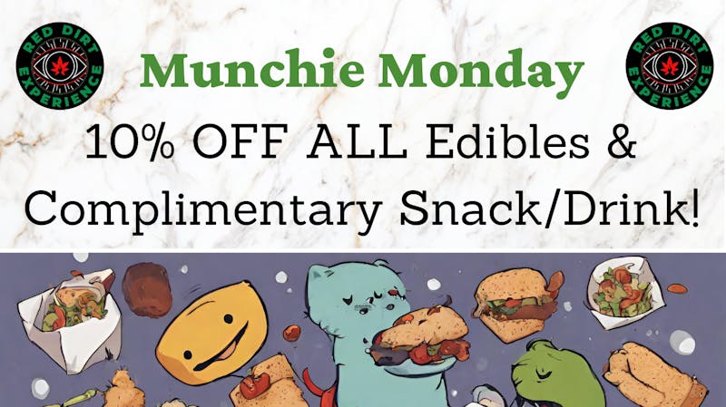 Red Dirt Experience - Mustang Munchie Monday! 10%OFF EDIBLES!