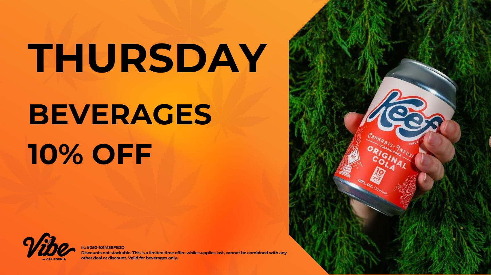 VIBE | Amberlight 10% Off Beverages