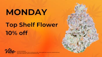 VIBE | Amberlight 10% Off Top Shelf Flower