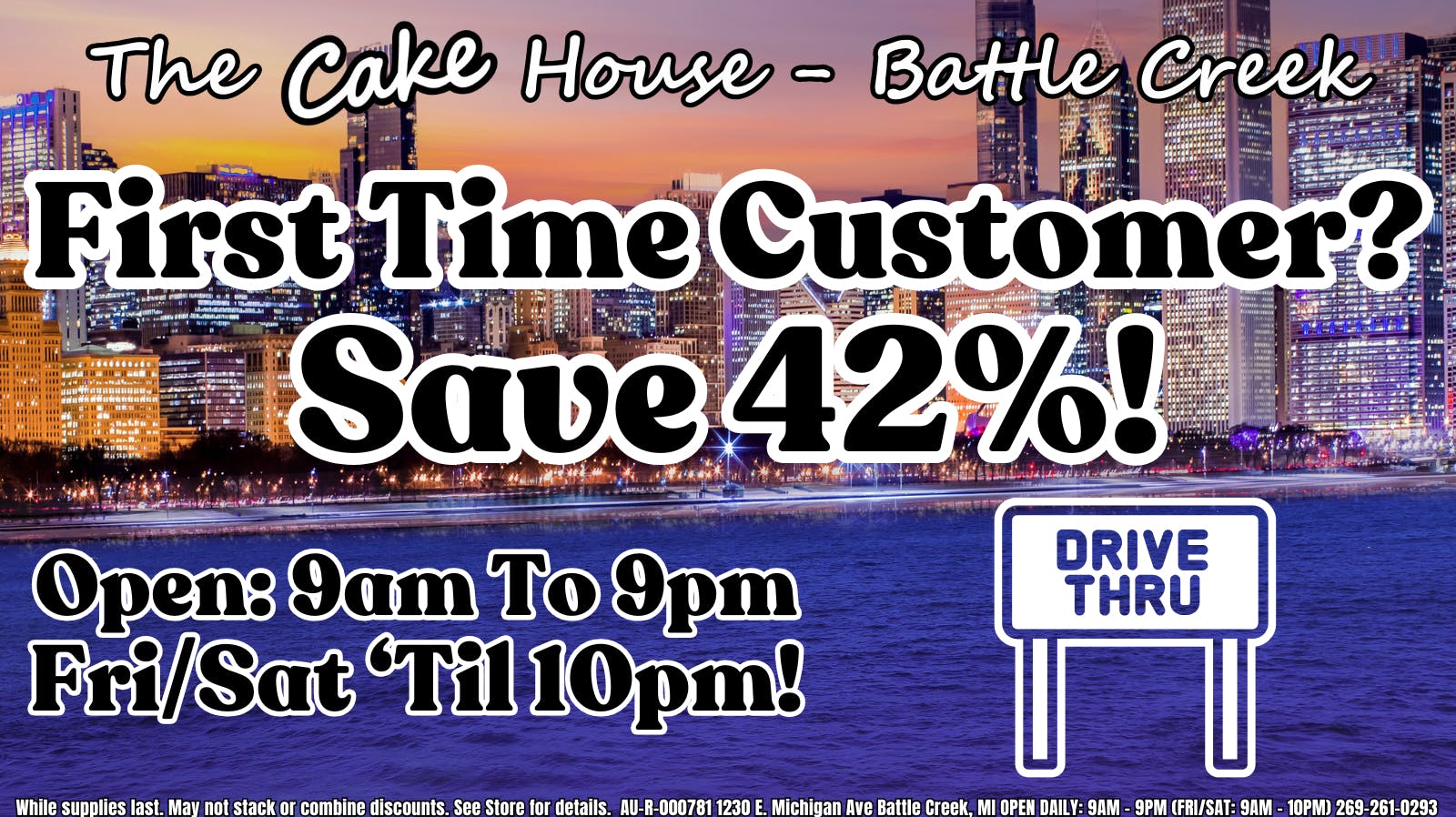 The Cake House - Battle Creek 42% OFF 1ST TIME CUSTOMERS!
