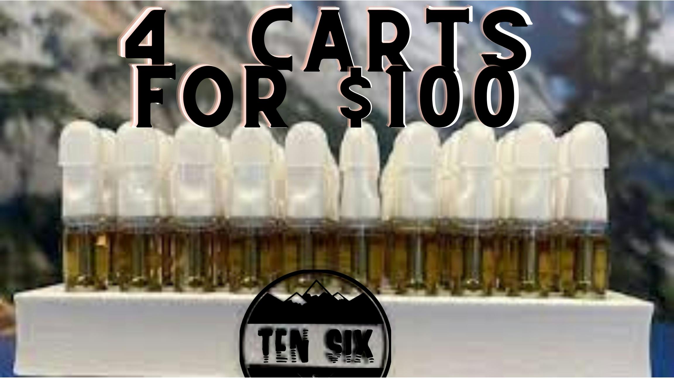 AMCH - MEDICAL (4) 1000mg Live Resin Carts $92!
