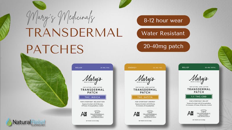 Natural Relief Dispensary Mary's Med. Transdermals @ NRD