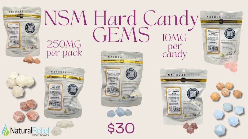 Natural Relief Dispensary NSM 250mg Gems $30