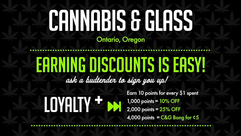 Cannabis & Glass - Ontario Loyalty+ Rewards (OR)