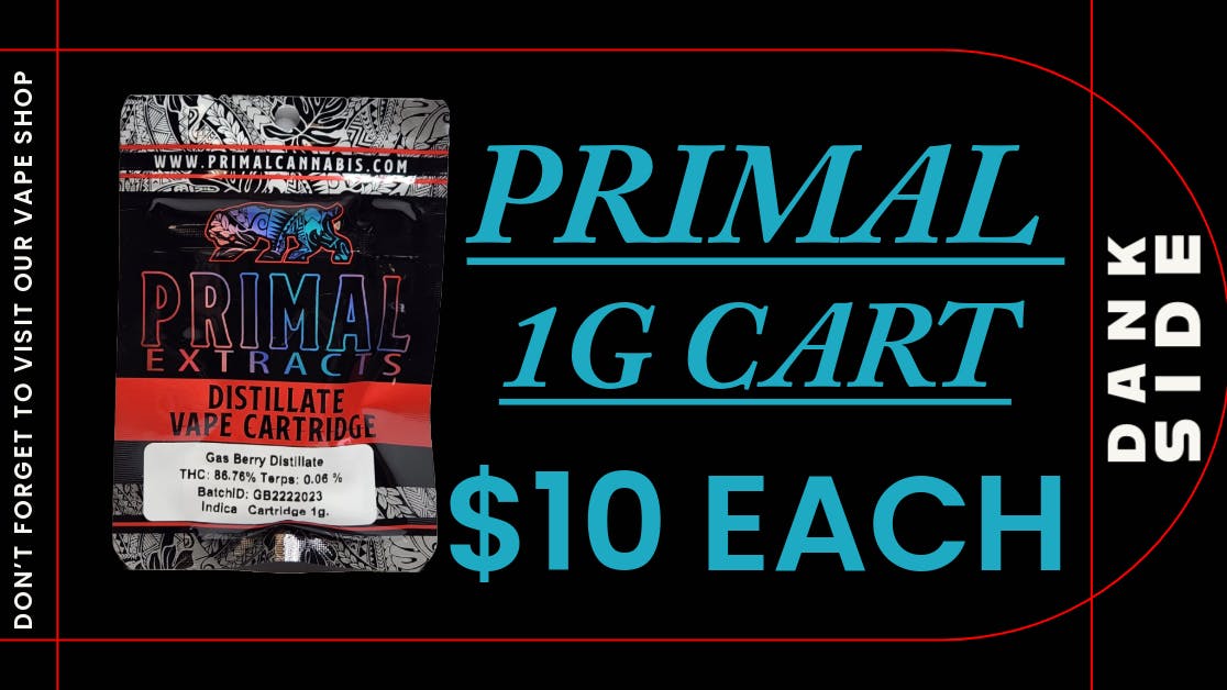 The Dank Side $10 PRIMAL CART