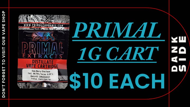 The Dank Side $10 PRIMAL CART