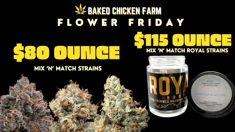 Baked Chicken Farm Flower Friday