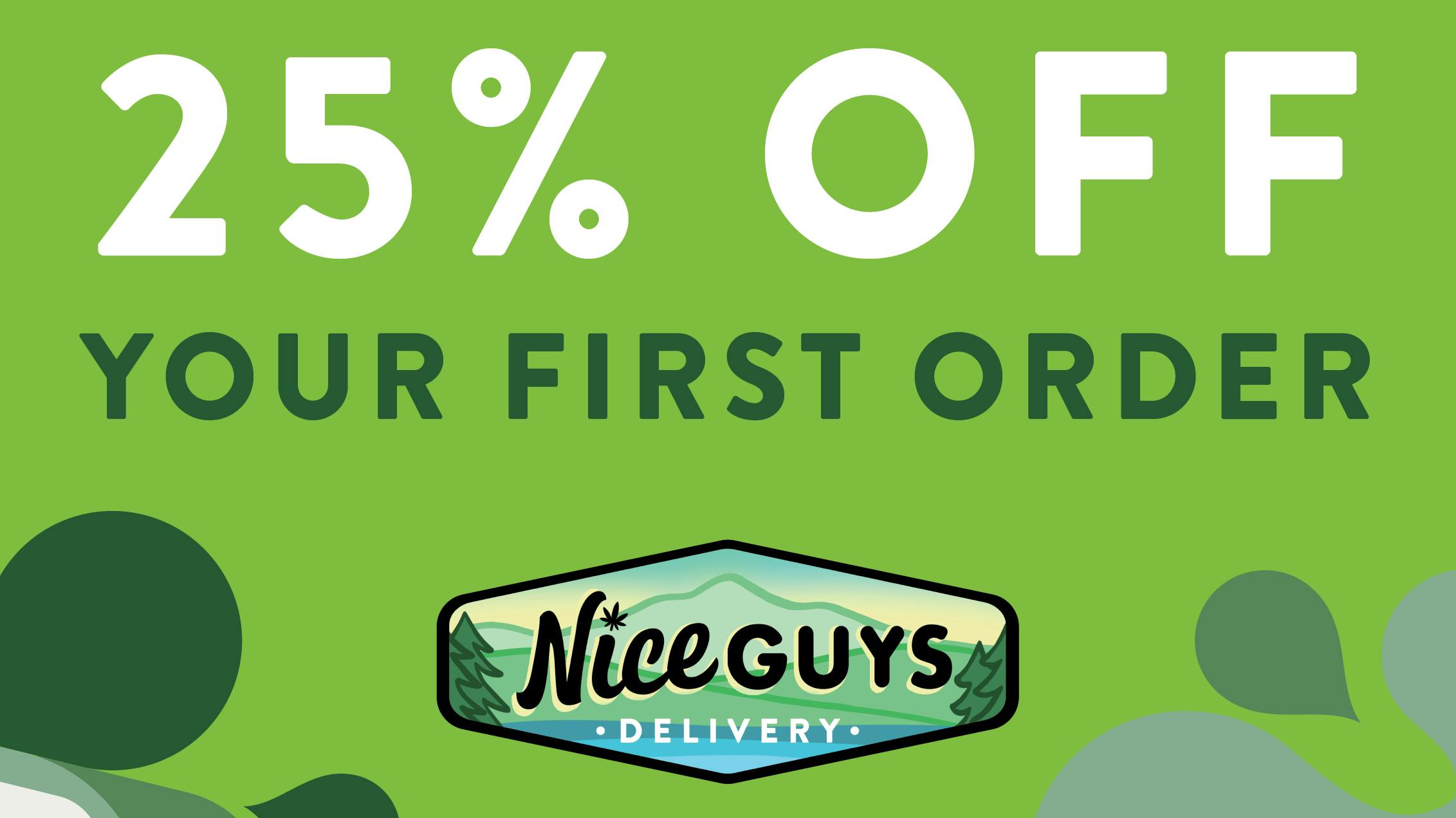 Nice Guys Delivery 25% Off Your First Order!