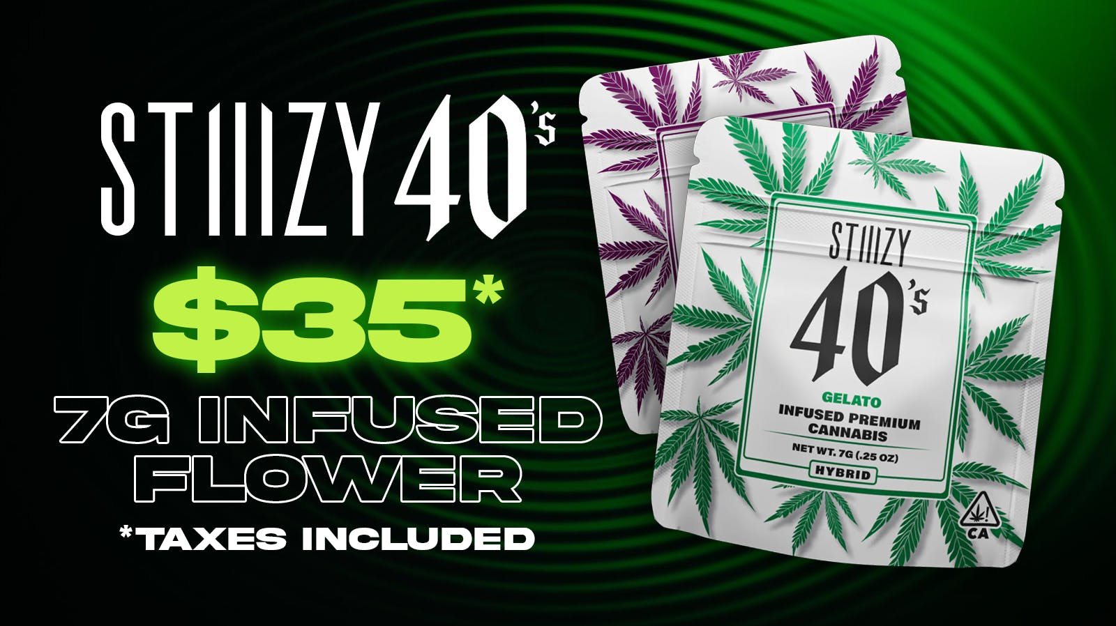 Leaf and Lion - Long Beach 7g/$35 STIIIZY Infused Flower!