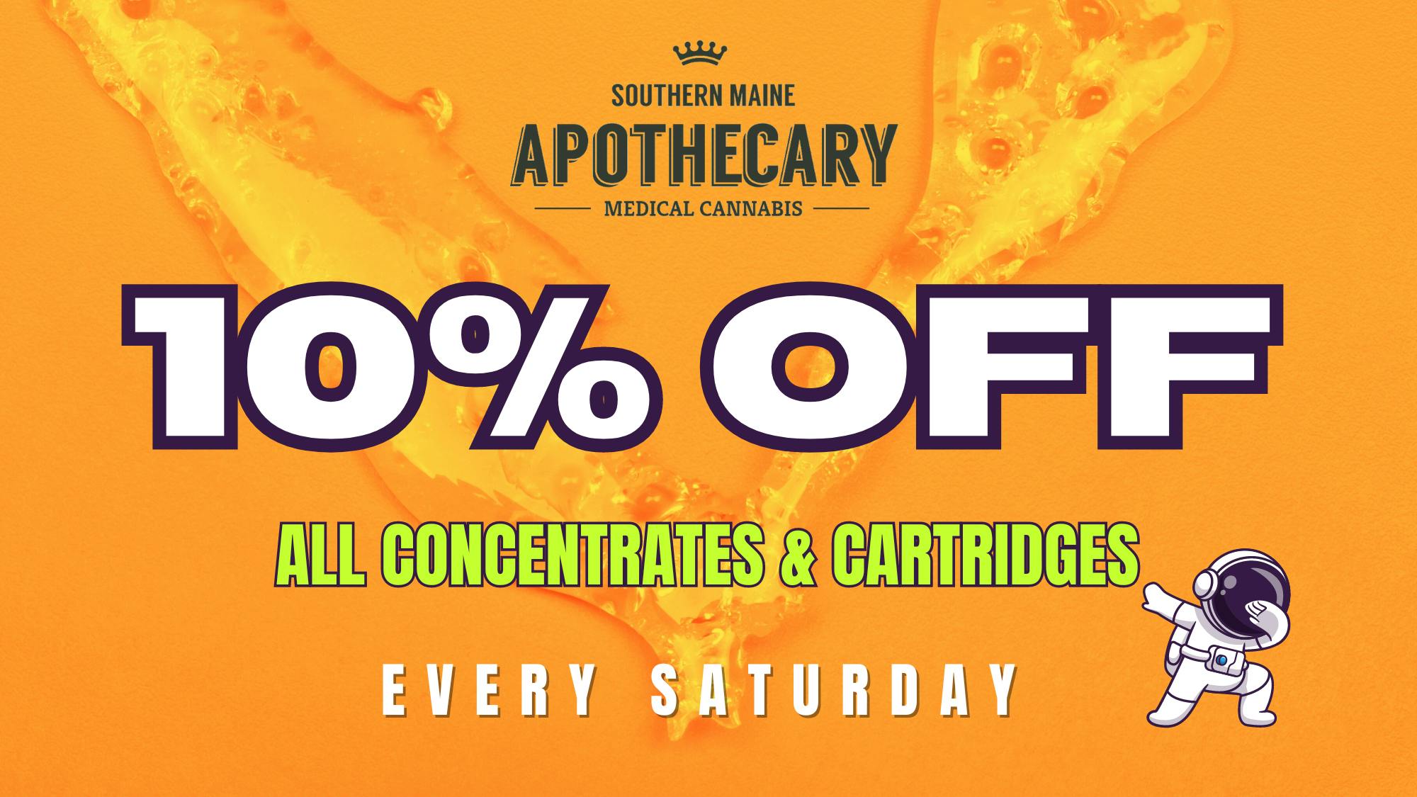 Southern Maine Apothecary 10% Off Concentrate & Carts