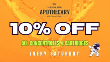 Southern Maine Apothecary 10% Off Concentrate & Carts