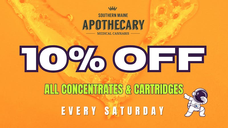 Southern Maine Apothecary 10% Off Concentrate & Carts