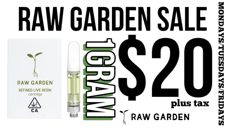 OG Time 🔥RAW GARDEN 1G VAPE SALE-$20💖