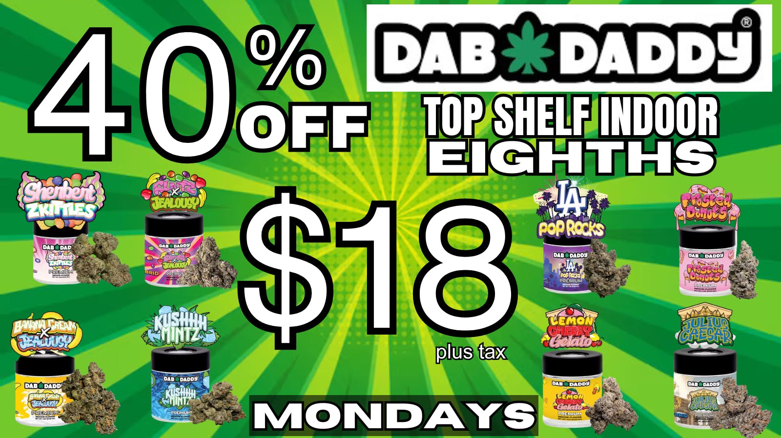 OG Time 40% OFF🔥Dab Daddy EIGHTHS🔥