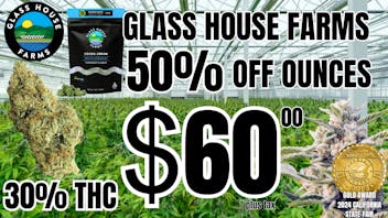 OG Time 50% OFF GLASS HOUSE OUNCES🔥