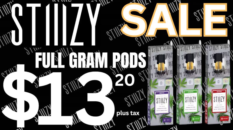 The Clinik STIIIZY 1g POD SALE🔥 $13 EACH!