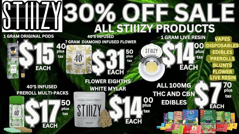 The Clinik 🔥30% OFF ALL STIIIZY PRODUCTS🎈