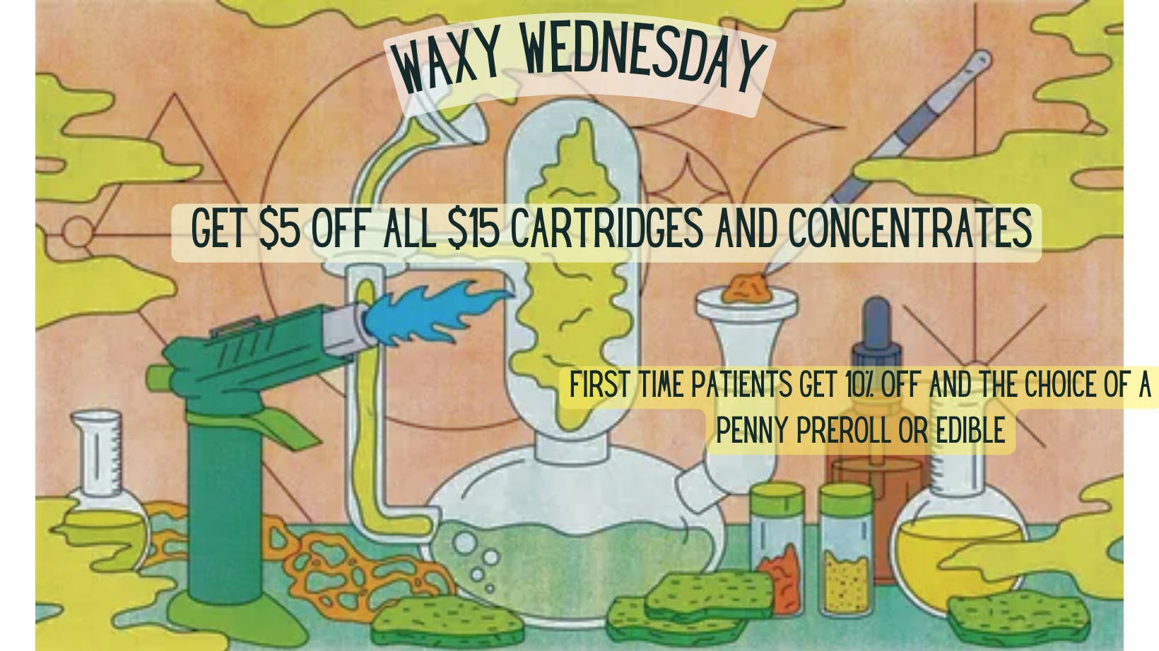 Top Kush Only $5 off $15 Carts and Wax
