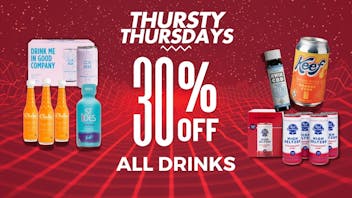 Klover Thirsty Thursday! 30% OFF
