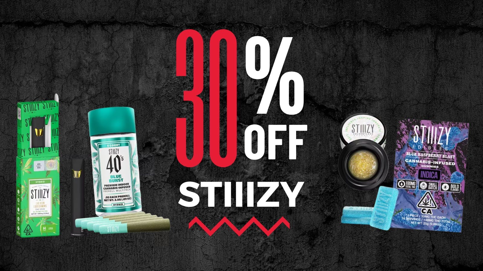 Klover STIIIZY Sale! 30% OFF