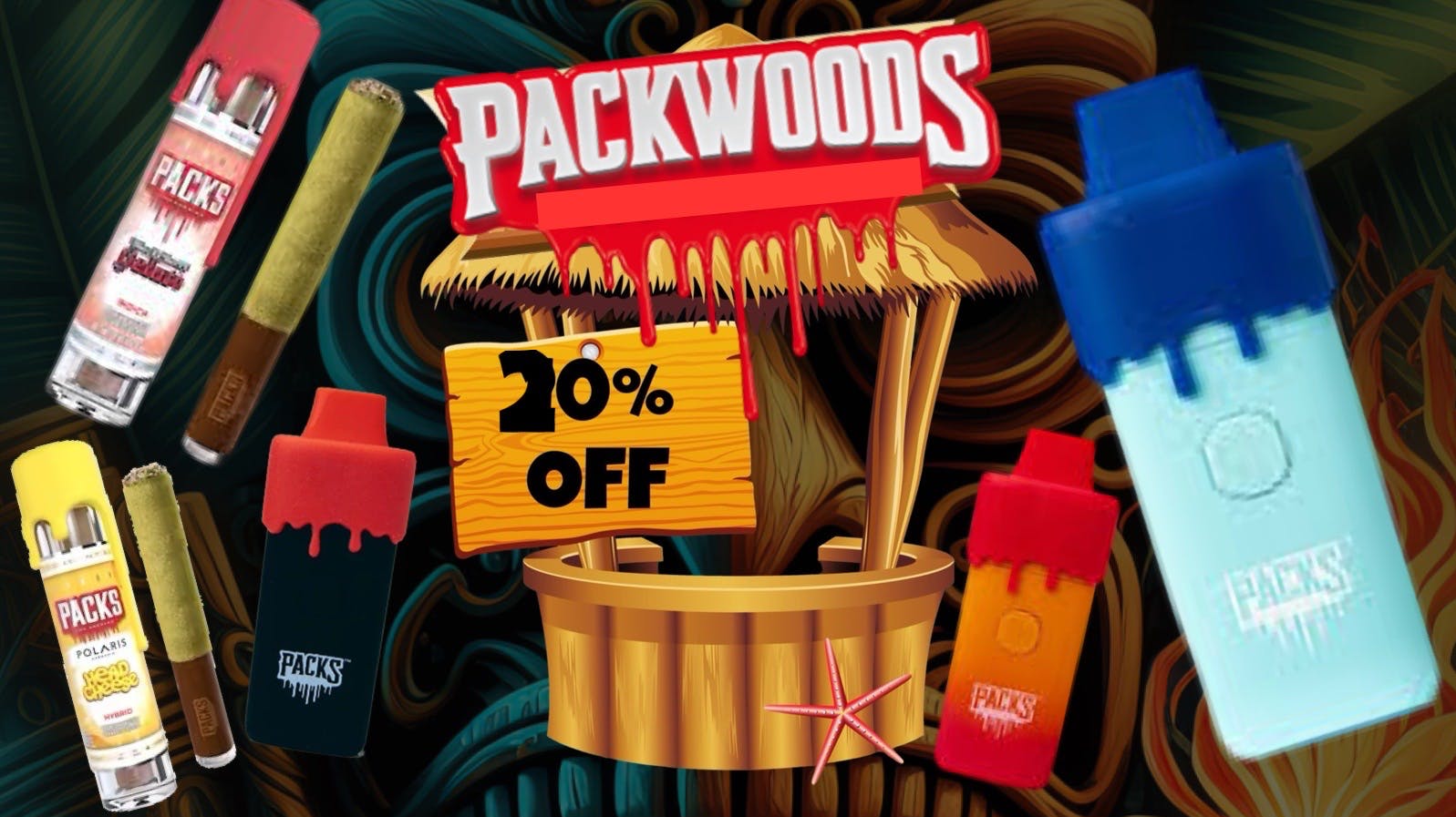 Chillax OG Packwoods Products 20% off