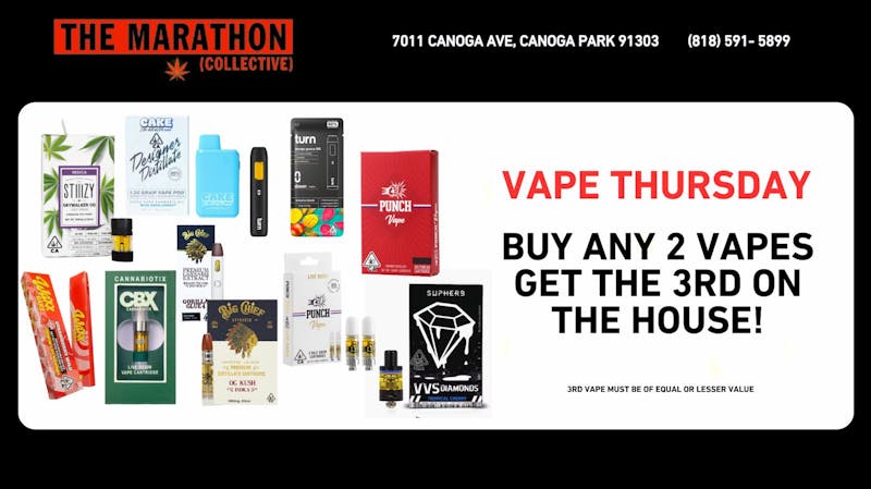The Marathon Collective VAPE THURSDAY