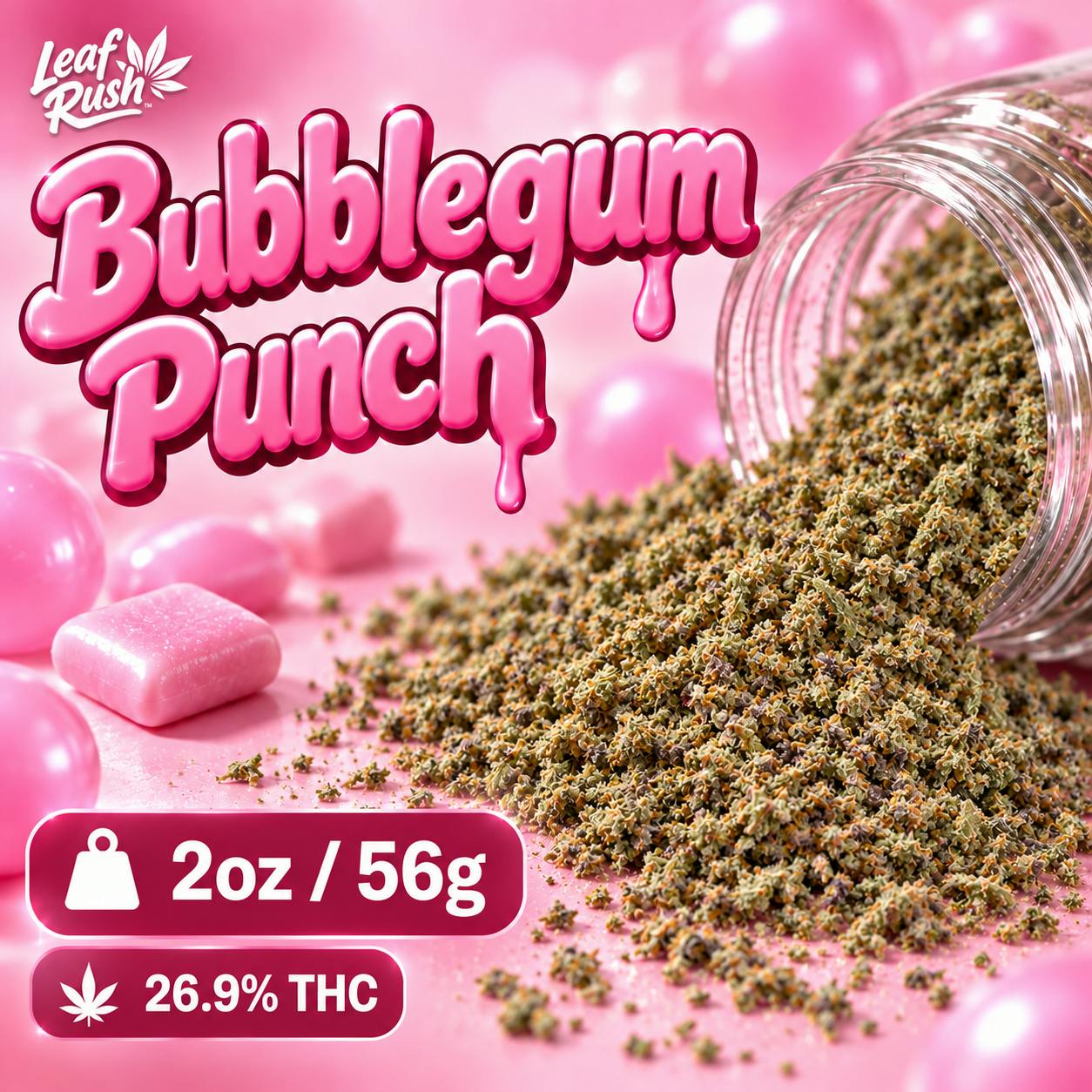 Bubblegum Punch - 2OZ - Shake- 26.9%