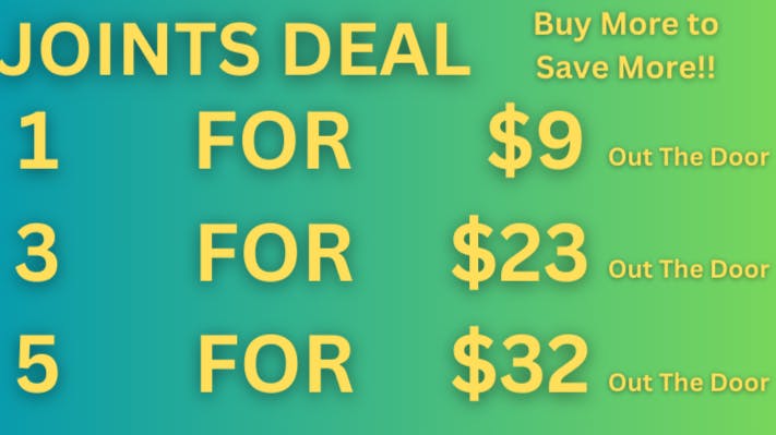 The Herbal Cure (Med and Rec) Joint Deal, buy more save more!