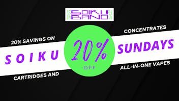 The Herbal Cure (Med and Rec) Soiku Sunday 20% Off