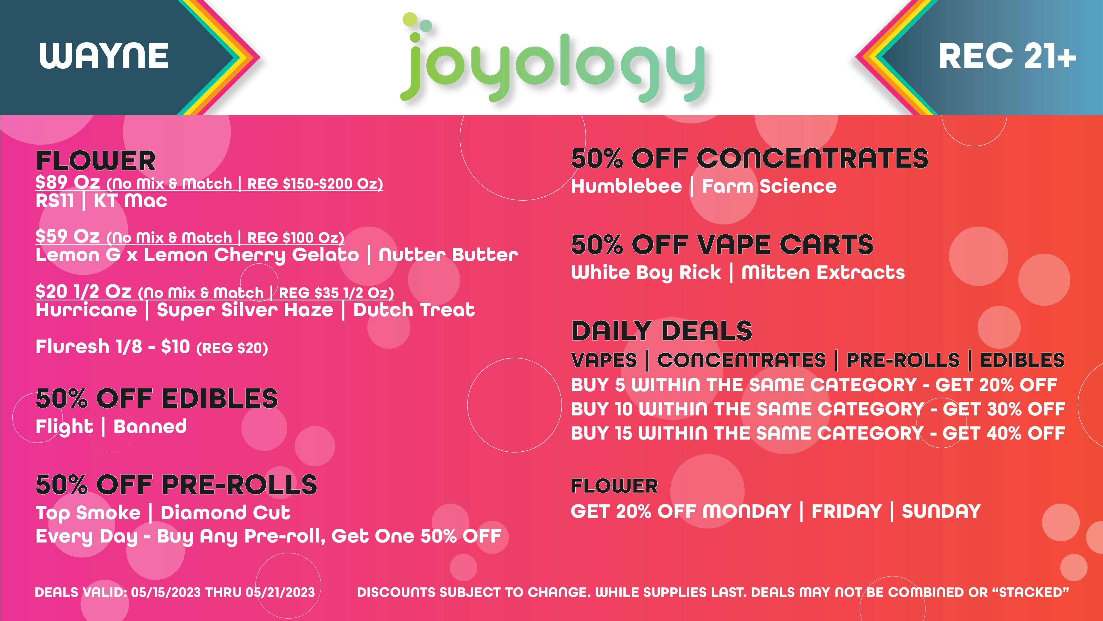 Joyology of Wayne at Joyology Wayne Weedmaps