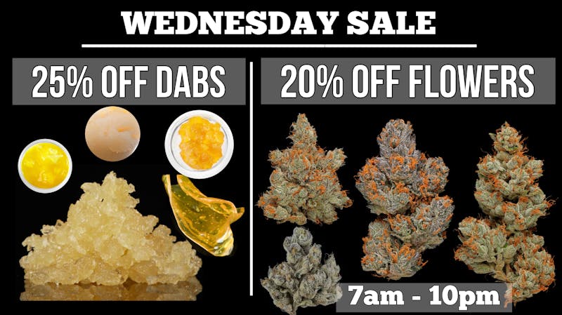 The Clinik 25% Off Dabs, 20% Off FLOWERS!🔥