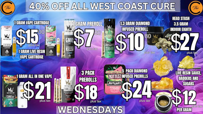 The Clinik 40% OFF WEST COAST CURE🔥