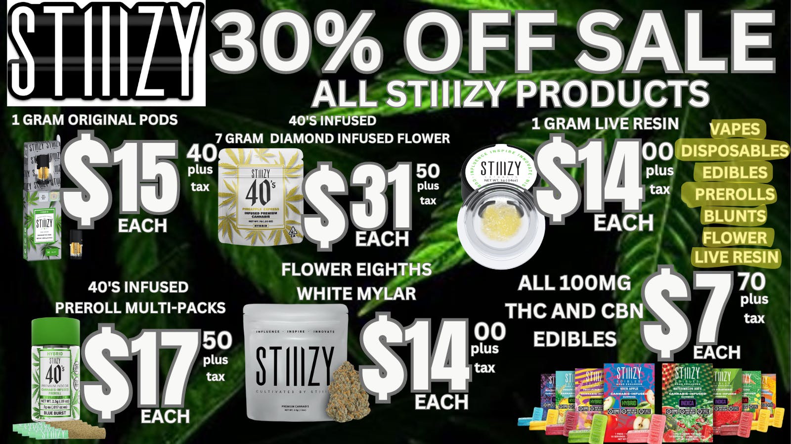 The Clinik 🔥30% OFF ALL STIIIZY PRODUCTS🎈