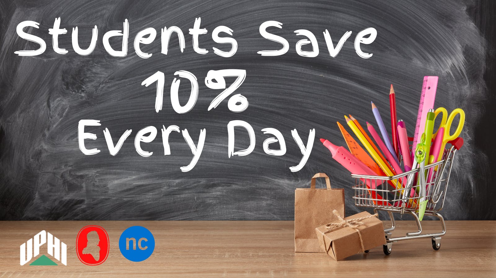 UpHi Cannabis Emporium Every Day 10% Student Discount