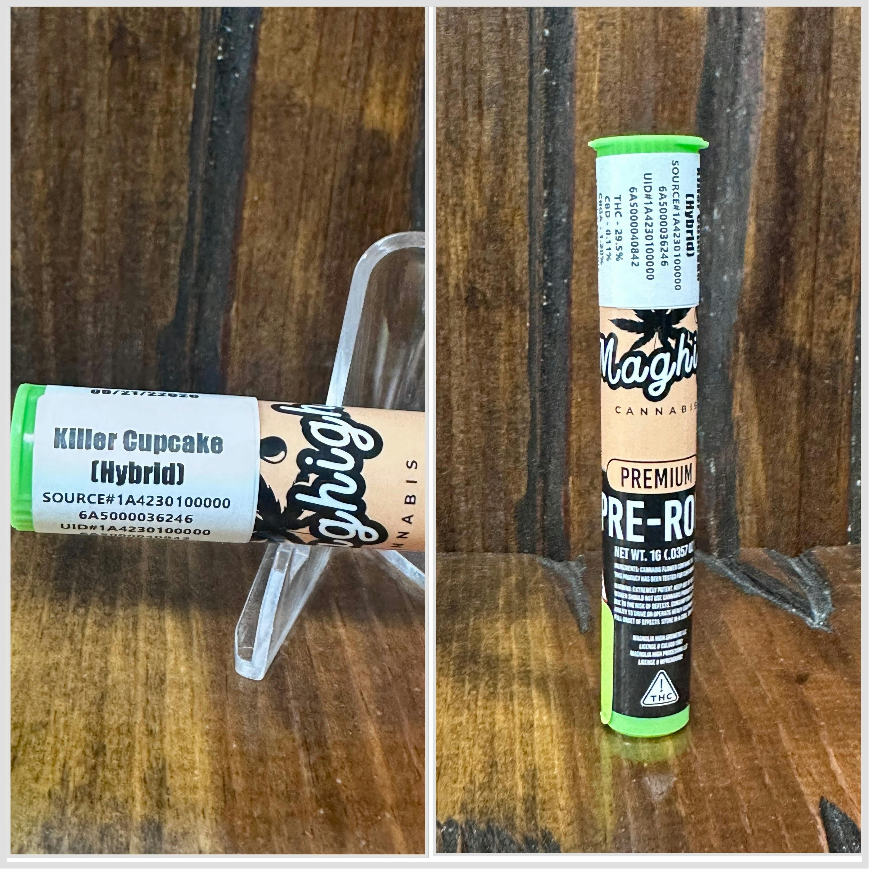 Killer Cupcake | 2 x .5g PreRolls | Mag High