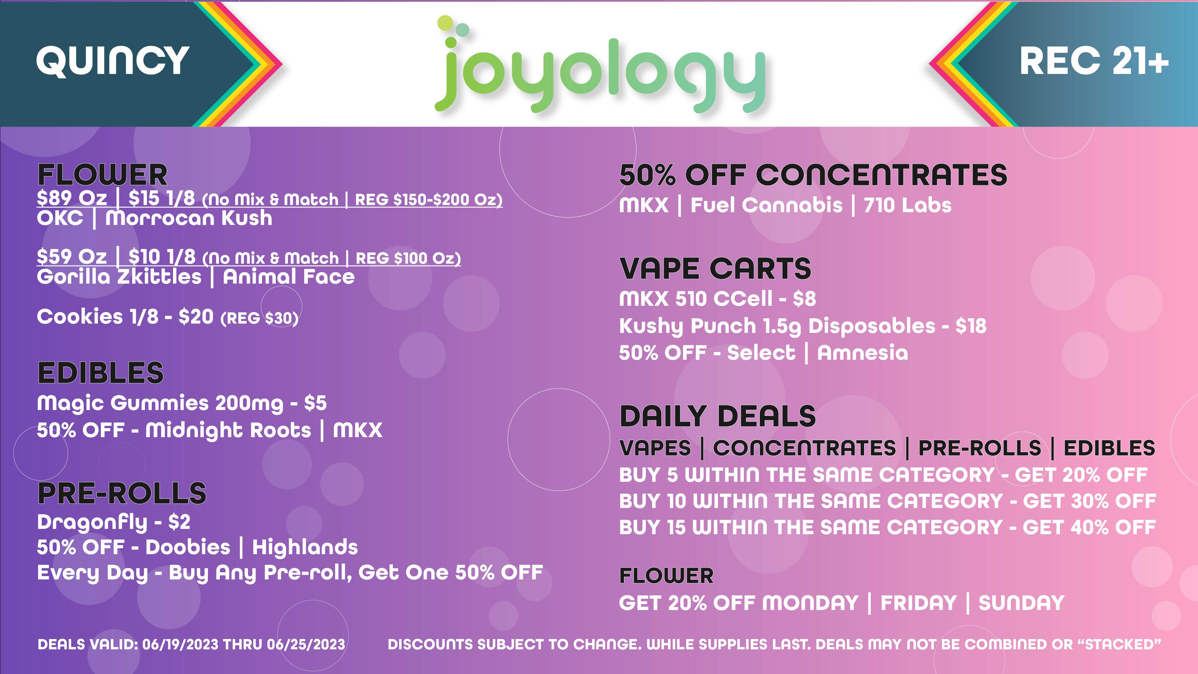 Joyology of Quincy at Joyology Quincy Weedmaps