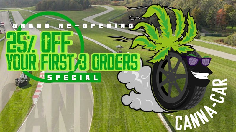 Canna-Car 25% OFF FIRST 3 ORDERS!