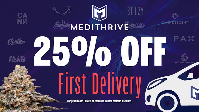 MediThrive Delivery 25% Off First Delivery