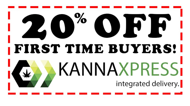 KannaXpress First Time Buyers get 20% Off!