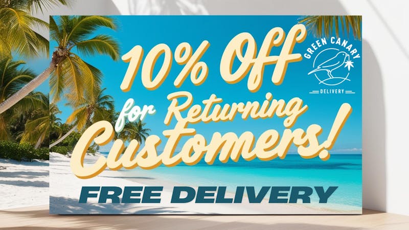 Green Canary 10% Off On All Returning Orders