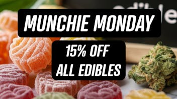Deliver Me THC MUNCHIE MONDAY - 15% OFF EDIBLES