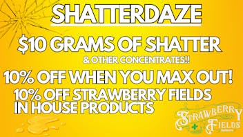 Strawberry Fields 2.0 $10 GRAMS OF CONCENTRATES !!