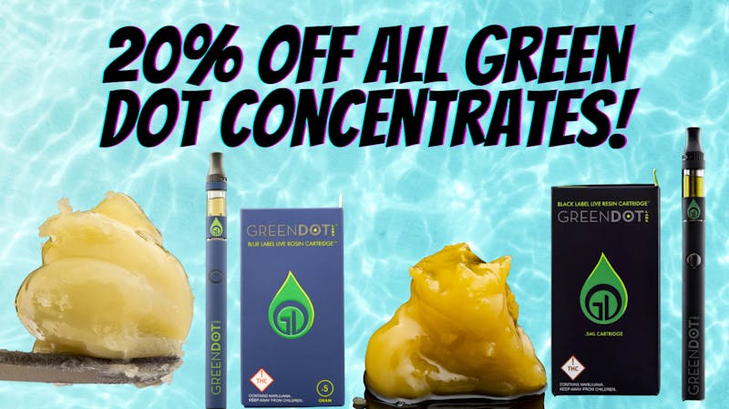 Maikoh Holistics - Boulder 20% Off Green Dot Concentrates