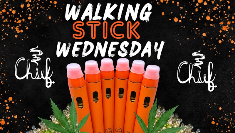 Chief Walking Stick Wednesday!