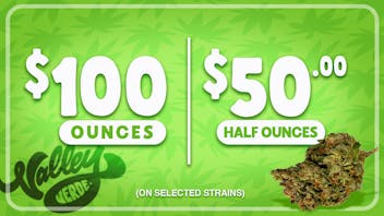 Valley Verde Half Oz & Oz Deals!