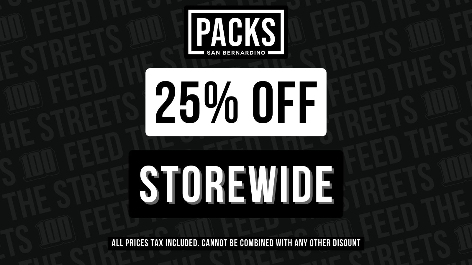 PACKS Weed Dispensary San Bernardino 25% Off Storewide